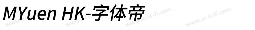 MYuen HK字体转换